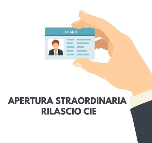 Aperture straordinarie dell'Ufficio Anagrafe del Comune di Vignanello per rilascio della Carta di Identità Elettronica (CIE)